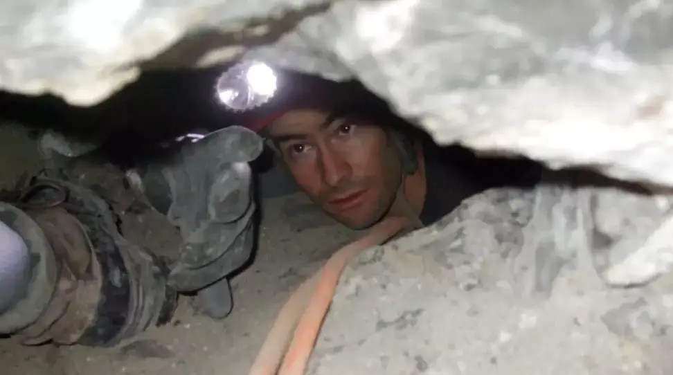 John was trapped for 27 hours (Family handout)