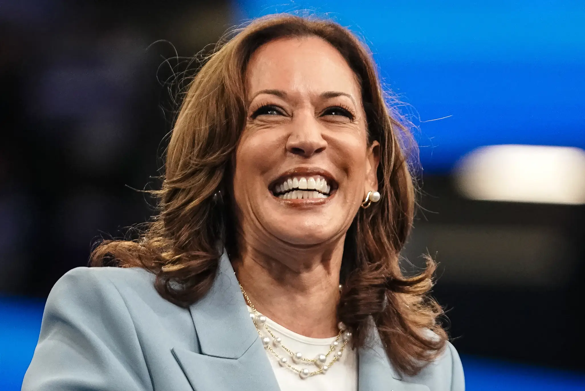 Kamala Harris' campaign accounts have just shared a very cryptic announcement (ELIJAH NOUVELAGE/AFP via Getty Images)