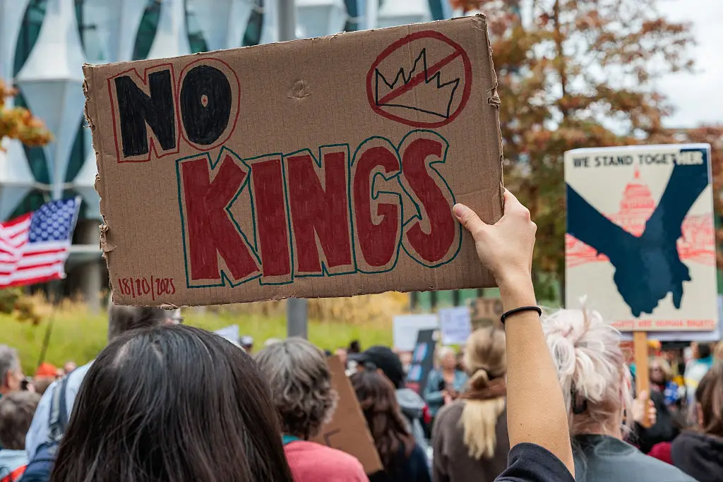 'No Kings' protests took place throughout the US over the weekend (Mark Kerrison/Getty Images)