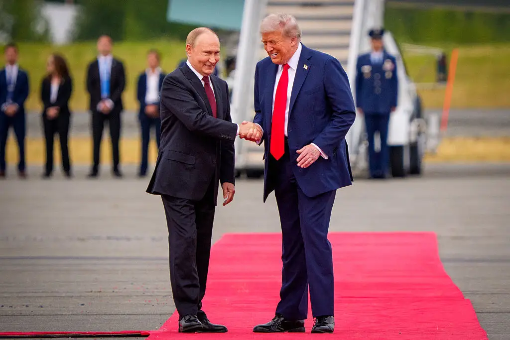 Putin and Trump met in Alaska earlier this month (Andrew Harnik/Getty Images)