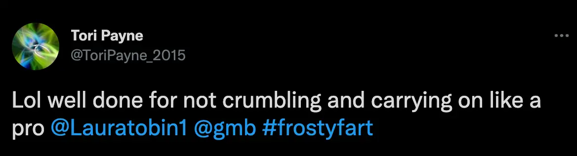 GMB viewers thought Laura recovered well. (