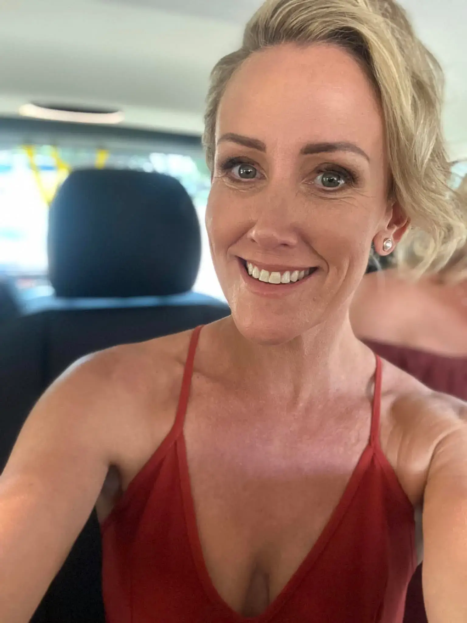 The mum-of-two says she was told to cover up if she wanted to get inside.