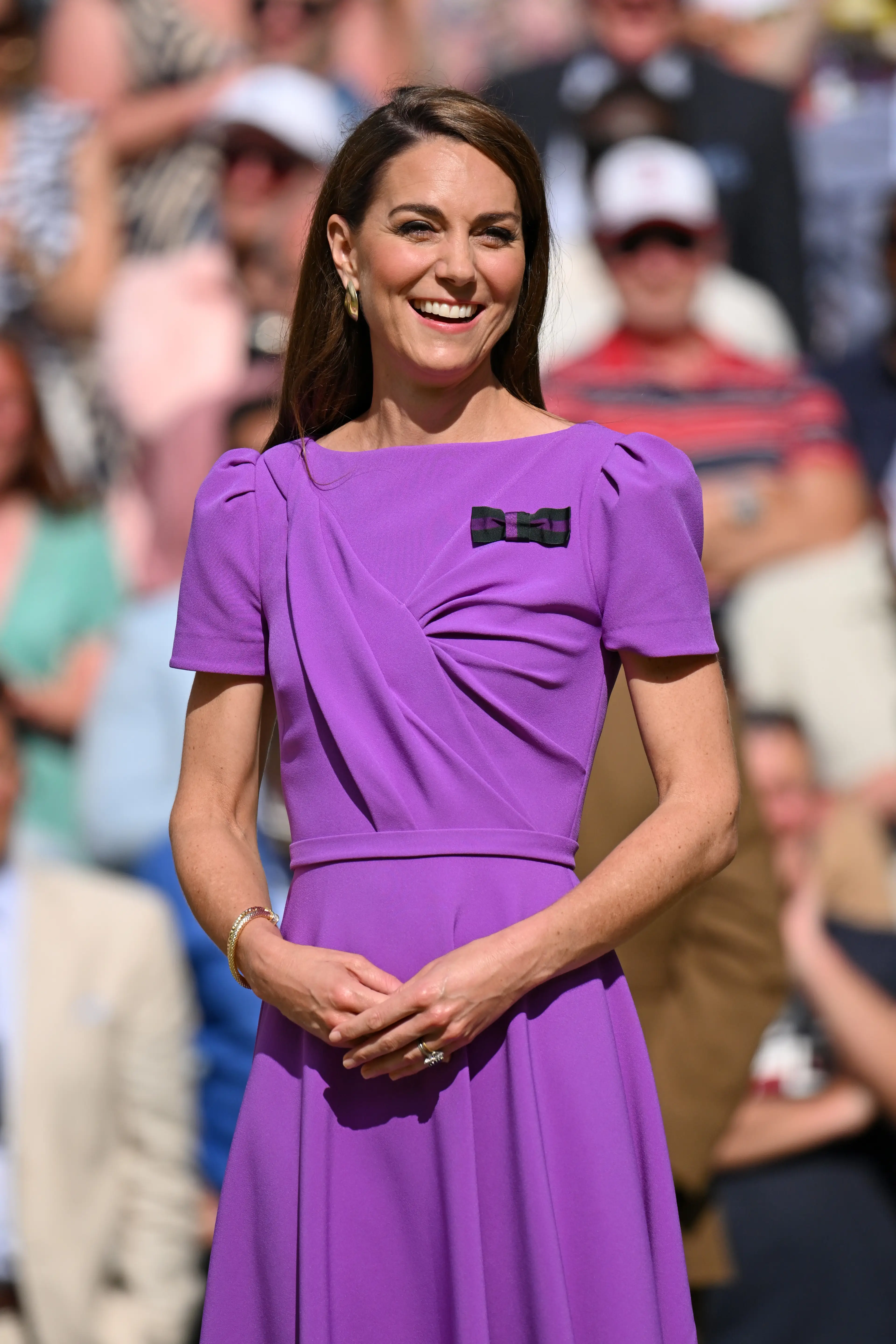 The Princess of Wales was greeted with a standing ovation. (Karwai Tang/WireImage/Getty Images)