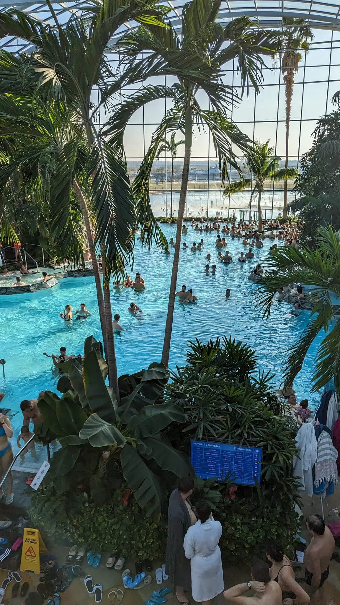 The entry to the spa was just a little over £30.