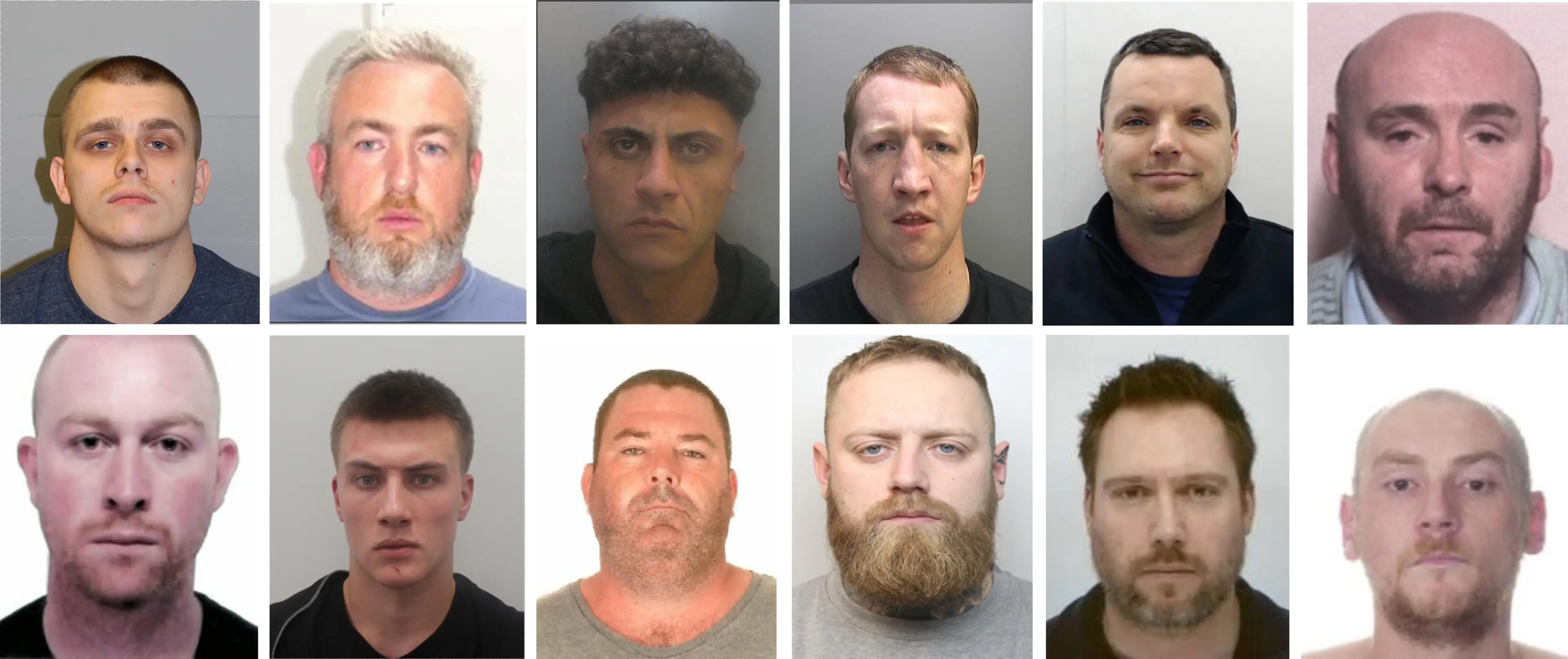 Images of the 12 most wanted have been released again (PA)