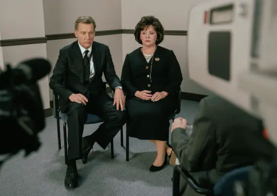Clive Owen and Melissa McCarthy in the upcoming JonBenét Ramsey (Netflix)
