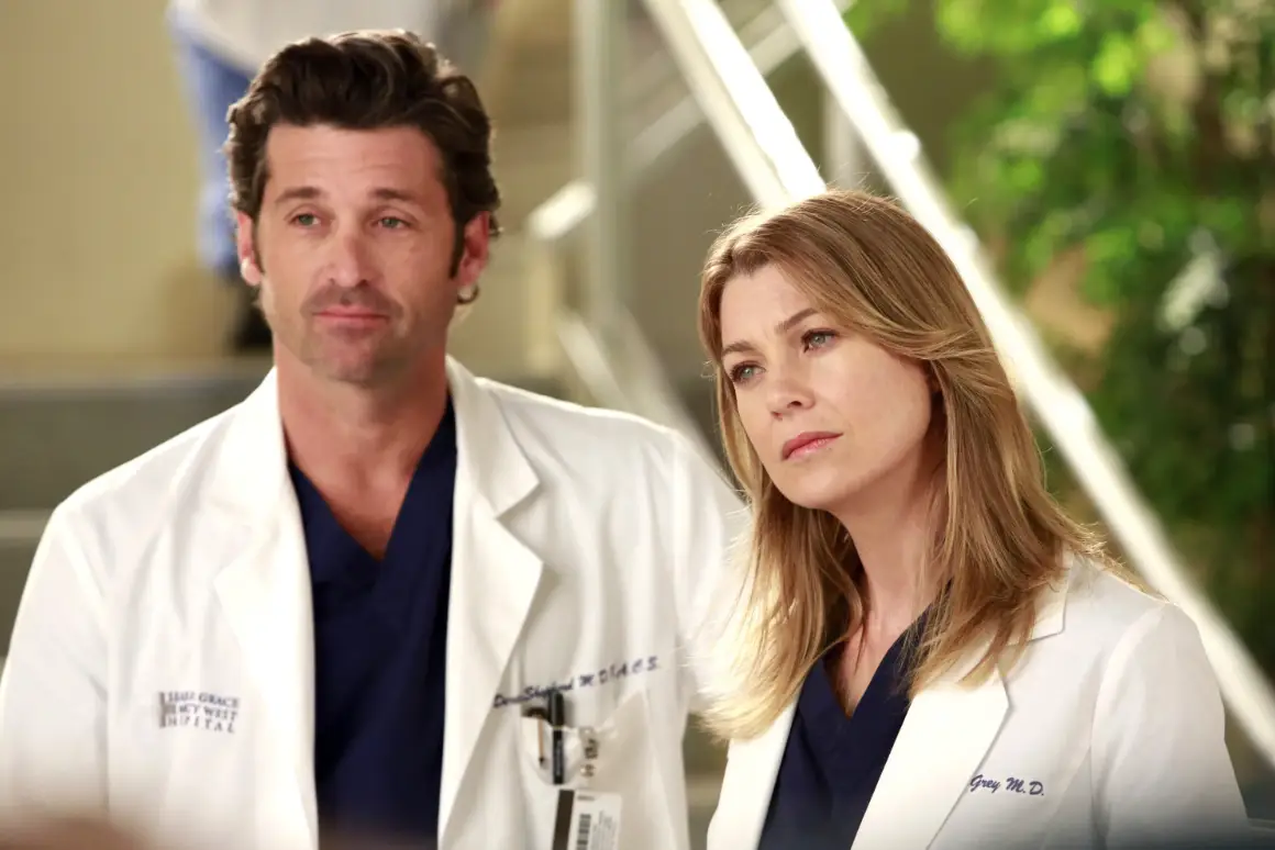 Ellen Pompeo and her former co-star Patrick Dempsey (ABC)