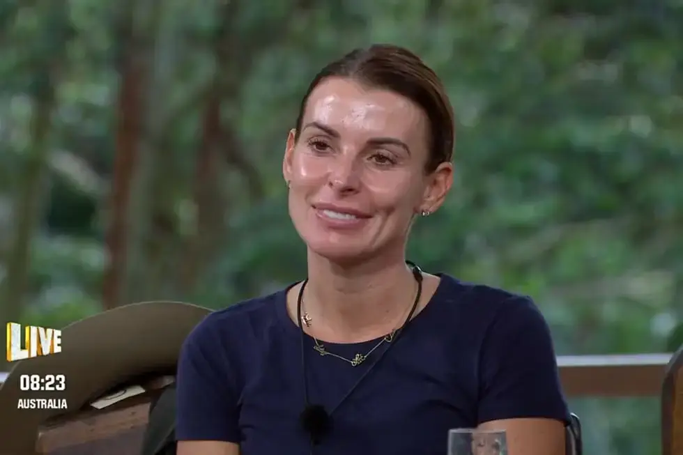 Coleen Rooney enjoyed a heartwarming reunion with her two youngest children after being announced the runner-up (ITV)