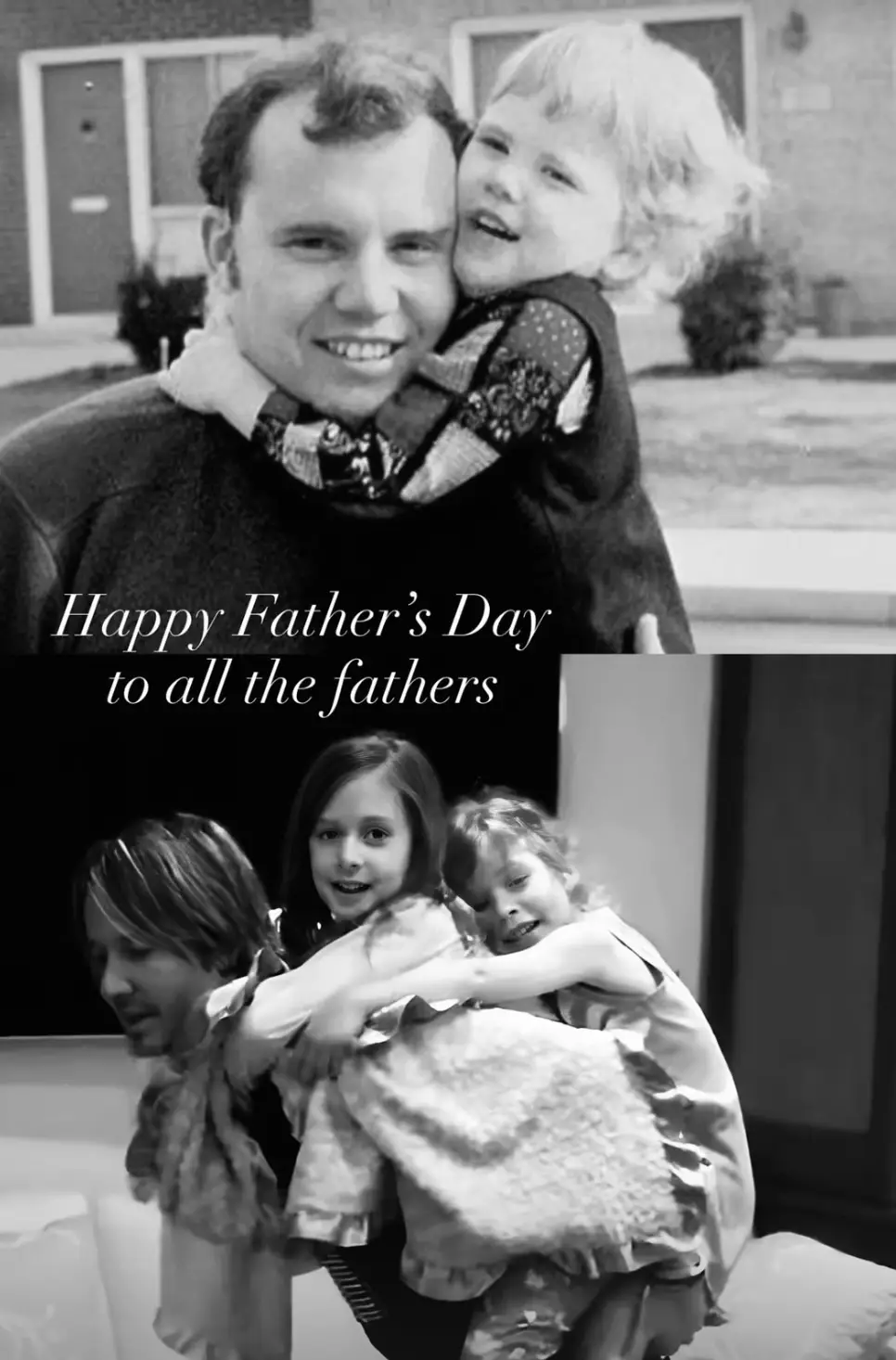 The actress included Urban in her Father's Day post on Instagram (Instagram/nicolekidman)