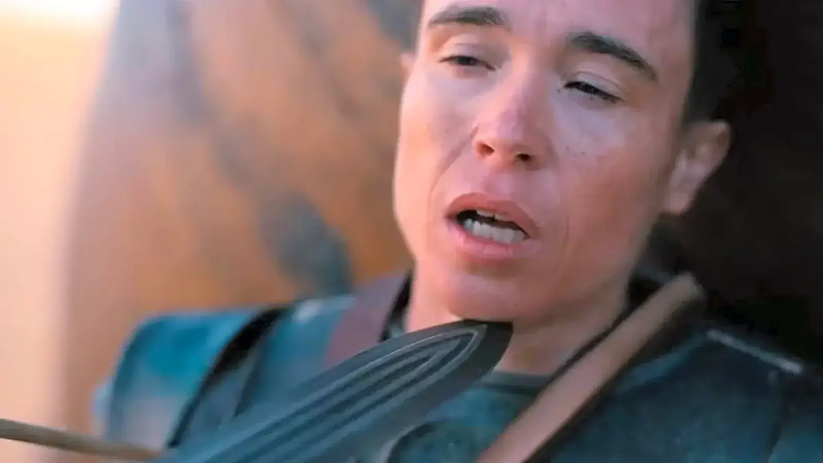 Elliot Page plays Greek solider Sinon (Universal Pictures)