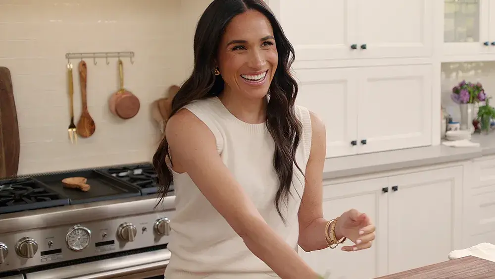 Meghan Markle's glossy new lifestyle series titled With Love, Meghan hit our screen earlier this month (4 March) (Netflix)