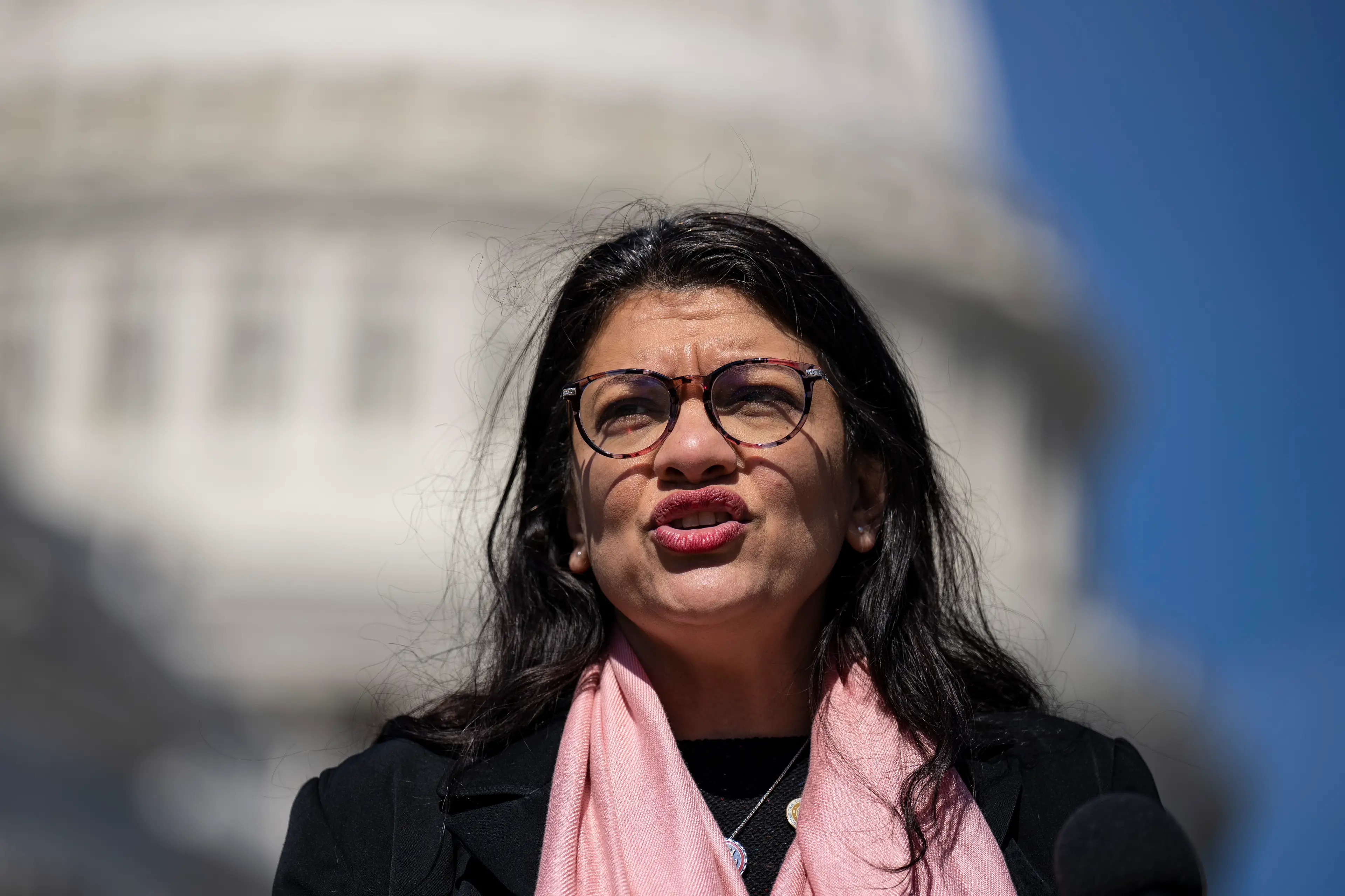 Several Democrats have also invoked the amendment, including Rashida Tlaib (Drew Angerer/Getty Images)