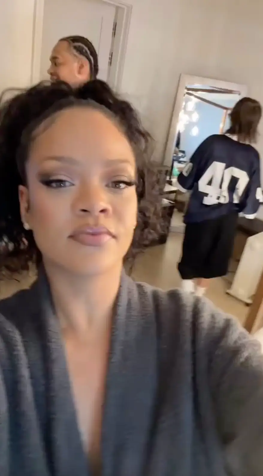 Rihanna brought on the New Year with a celebratory video (Instagram/@badgalriri)