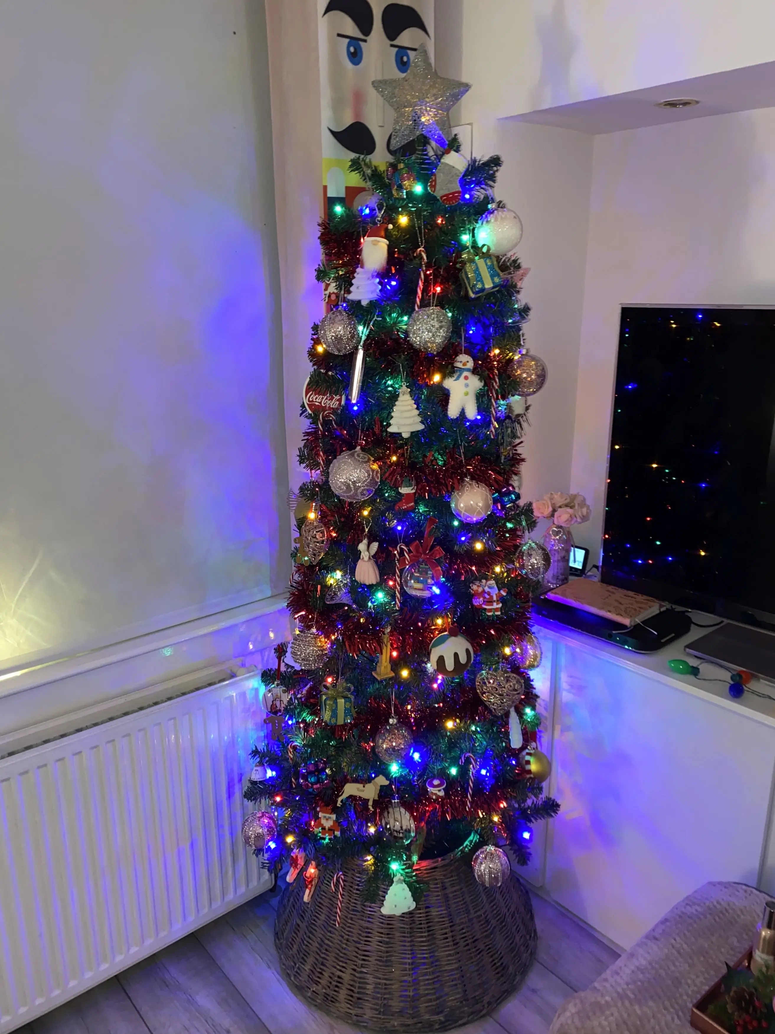 That is a very nice looking Christmas tree, better make sure it stays that way.