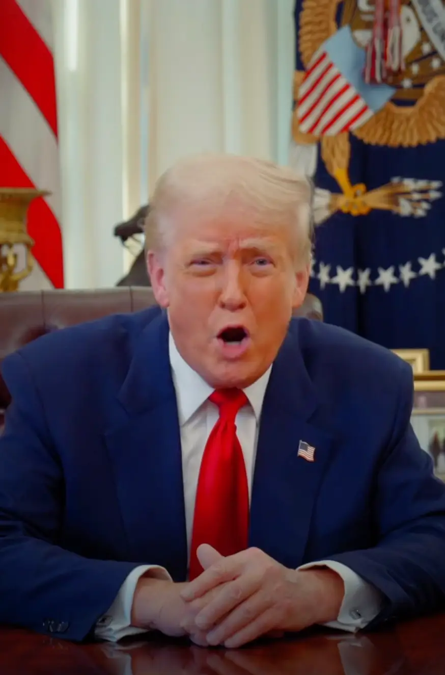 Donald Trump has announced the new CBP Home app on the White House's official social media account (Instagram/@whitehouse)