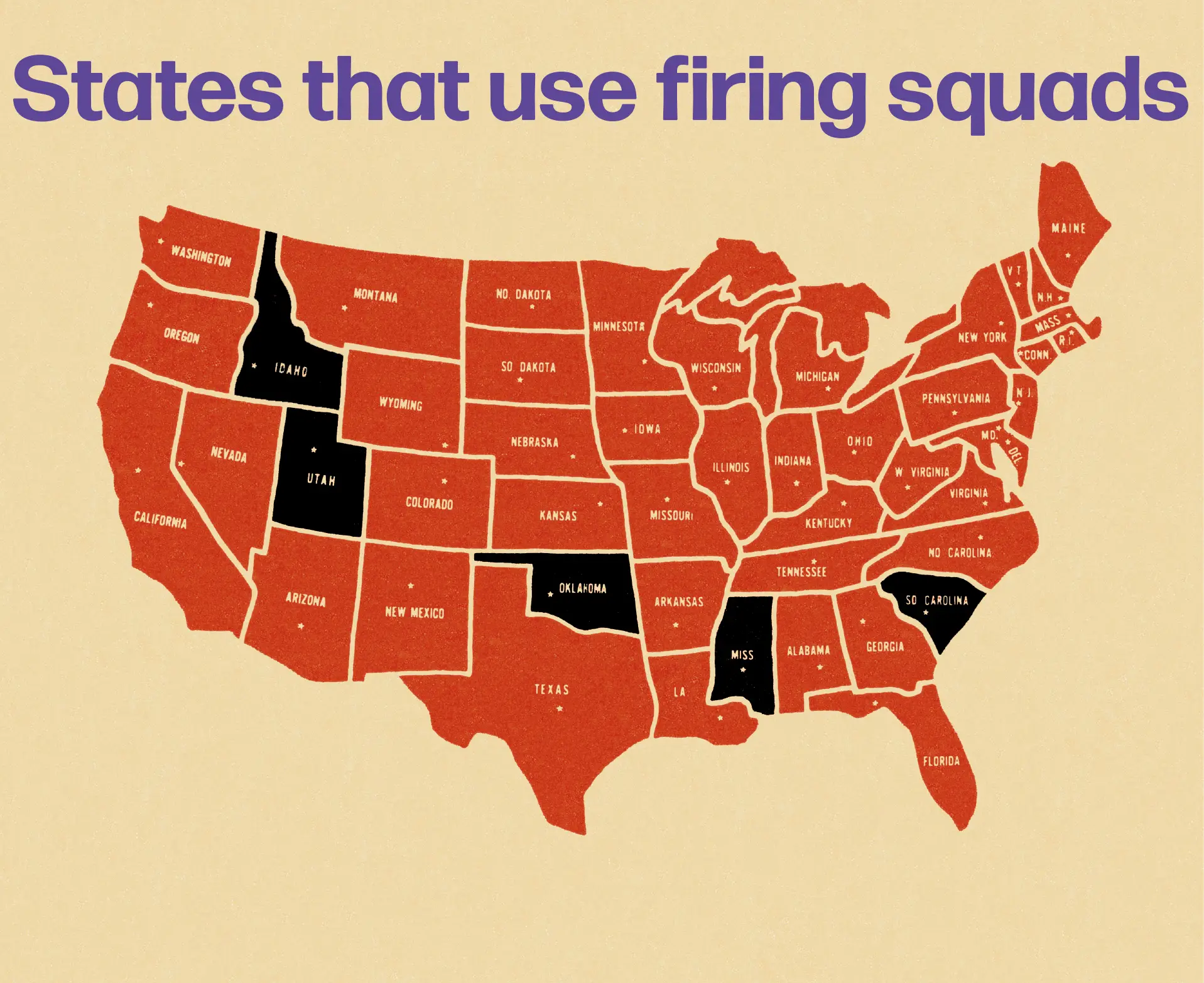 Idaho is one of only a few states to allow execution by firing squad, and is the only one to have it as the primary method (Tyla/Getty Stock Images)