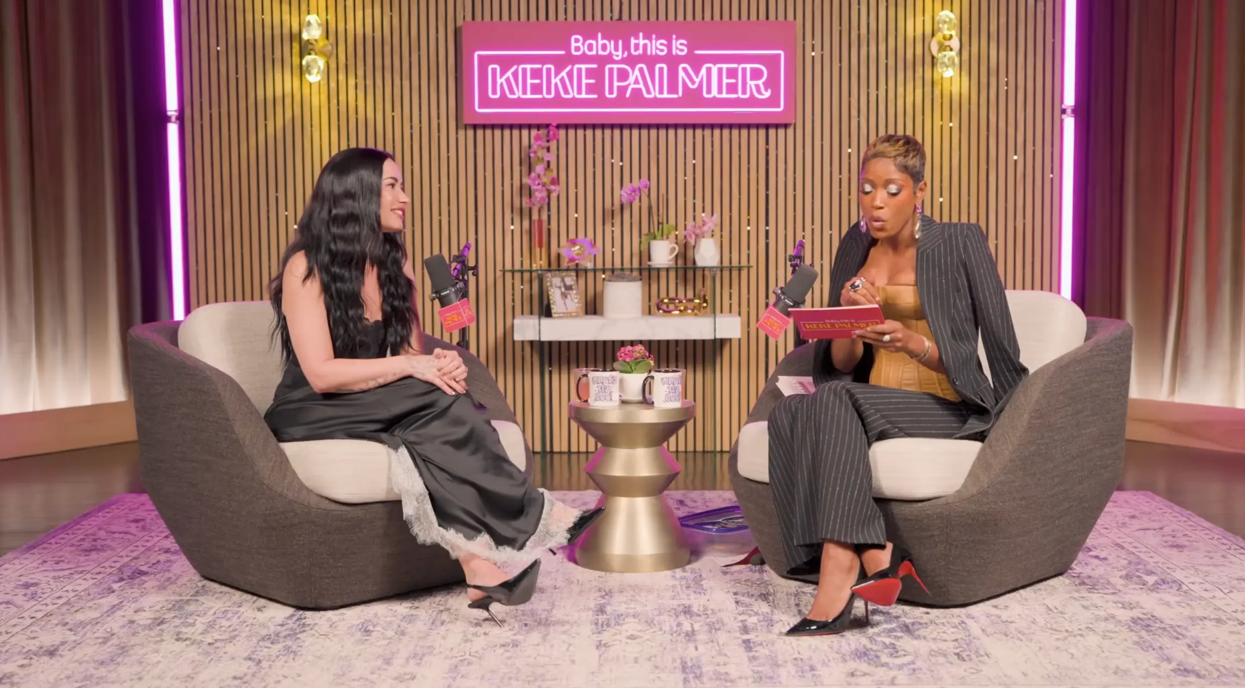 Demi Lovato condemned the past relationship during her appearance on Keke Palmer's podcast (YouTube/Baby, This is Keke Palmer)