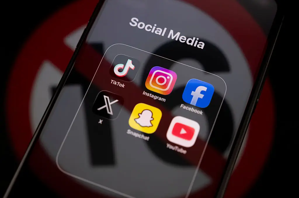 Critics have warned that such a ban could drive teenagers into unregulated corners of the internet (NurPhoto/Getty Images)