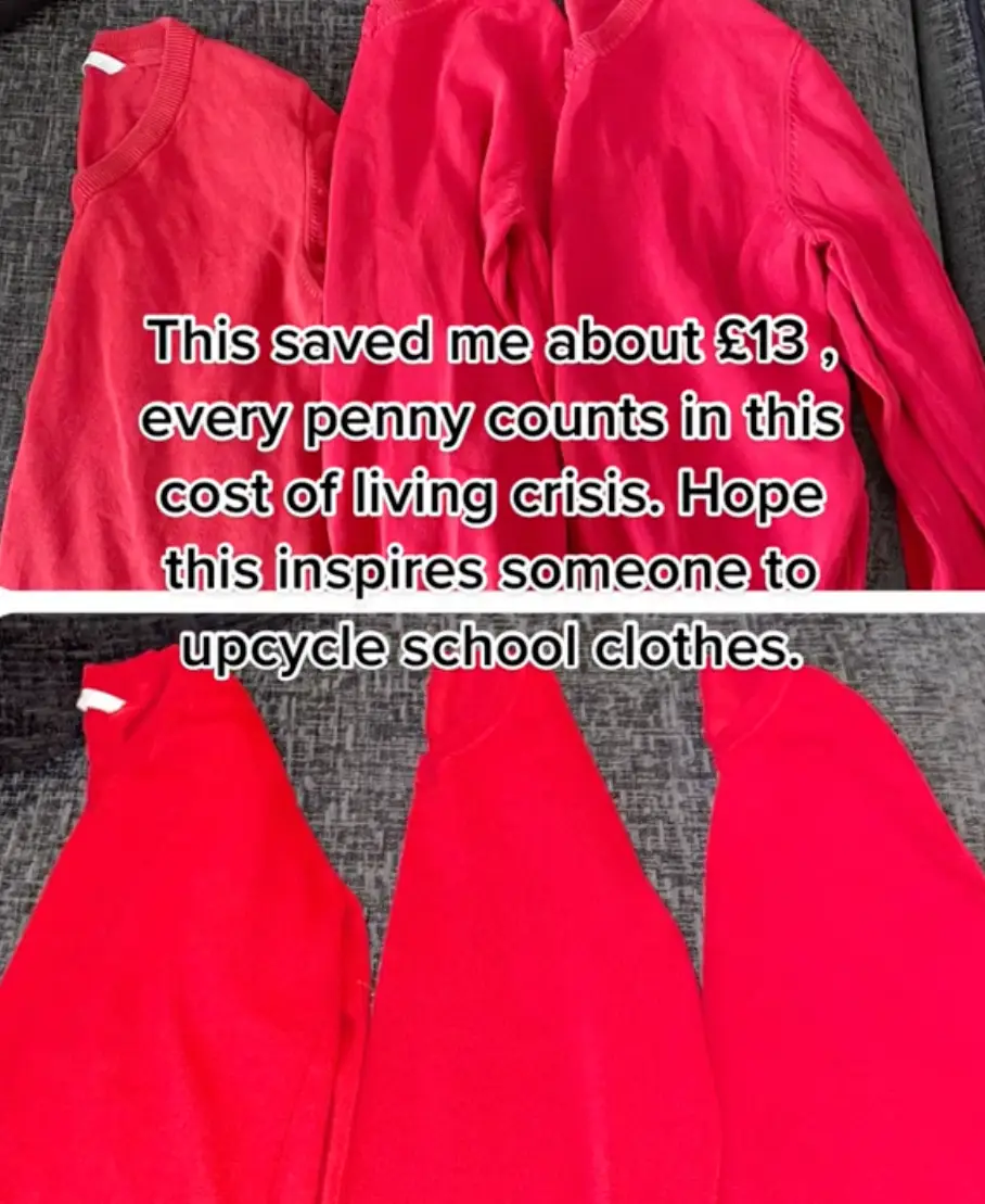 They look like different jumpers.