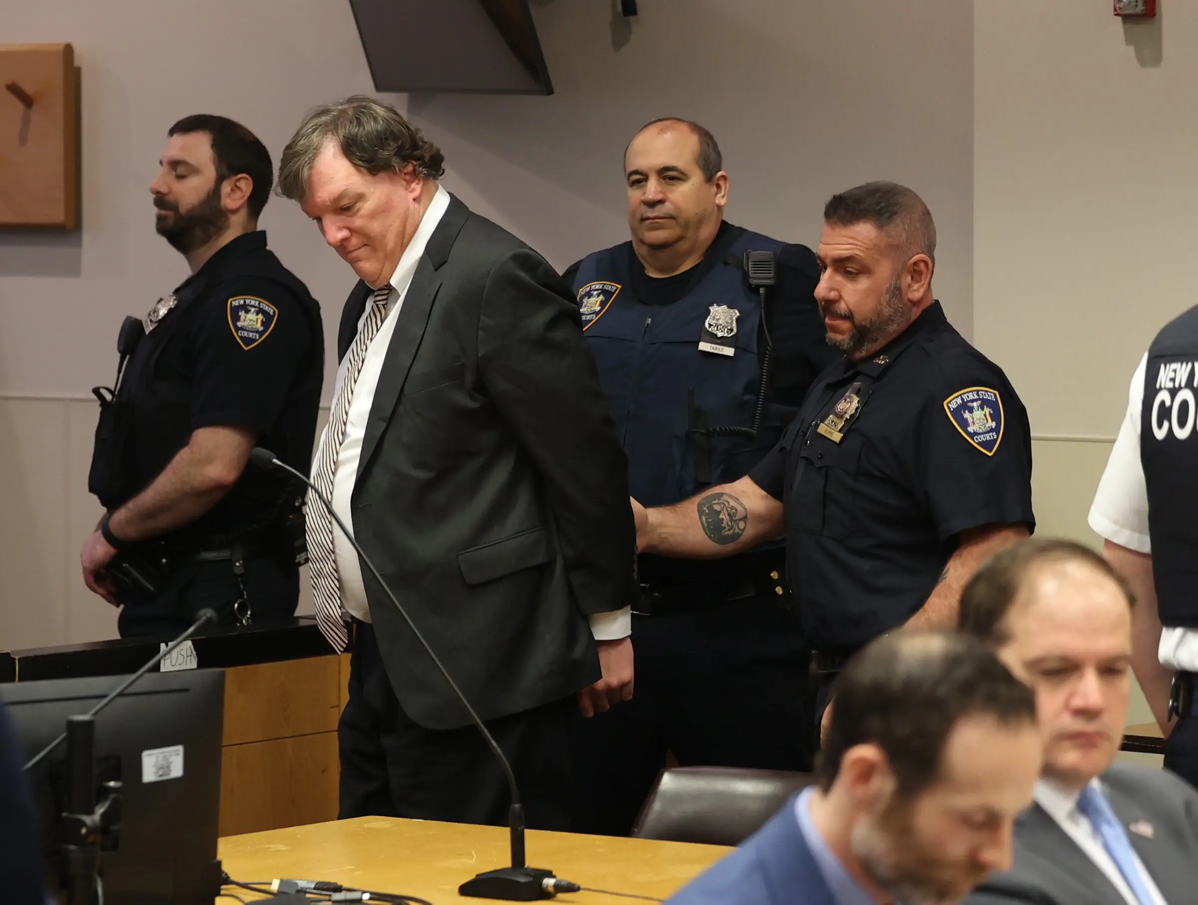 Ellerup claimed her husband killed 'all except one' victim inside their home (James Carbone-Pool/Getty Images)