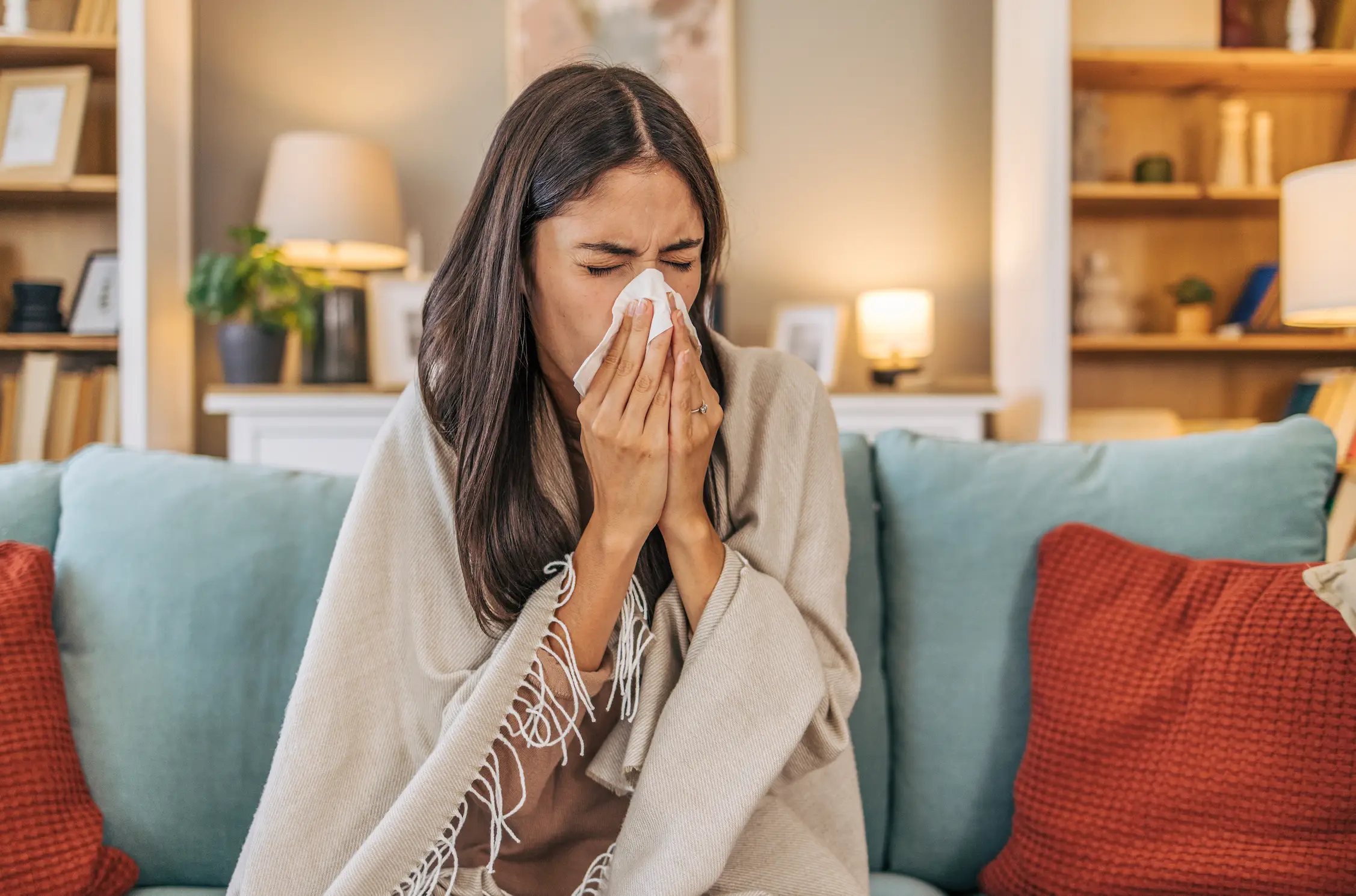 Many symptoms are similar to coughs and colds (Getty Stock Image)
