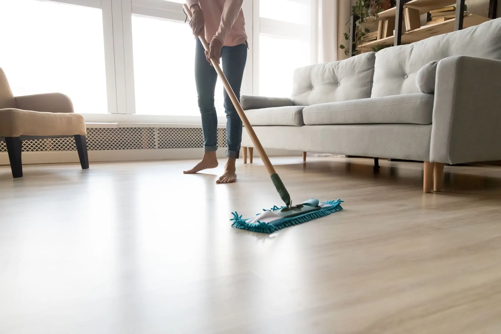 Mopping is one of the more tedious of household chores. (Getty Stock Images)