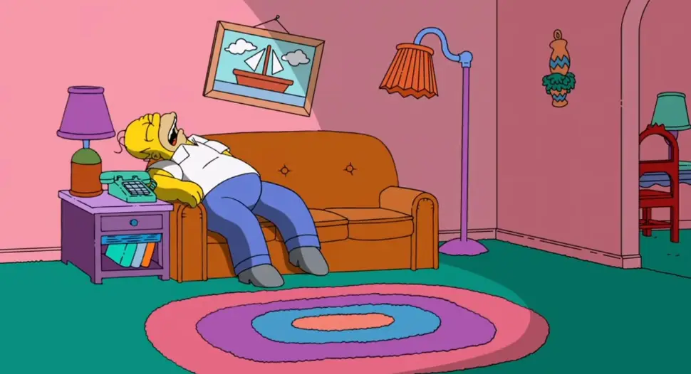 The family always end up on the couch (FOX)