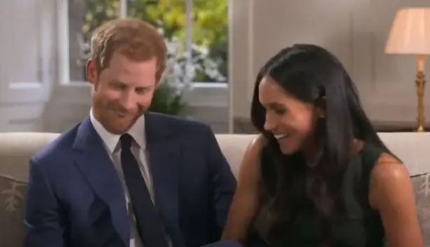 Harry and Meghan joked around inbetween the interview.