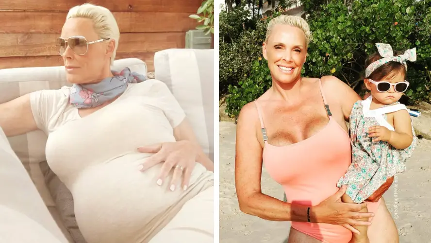 Brigitte Nielsen, 59, says late motherhood should be normalised