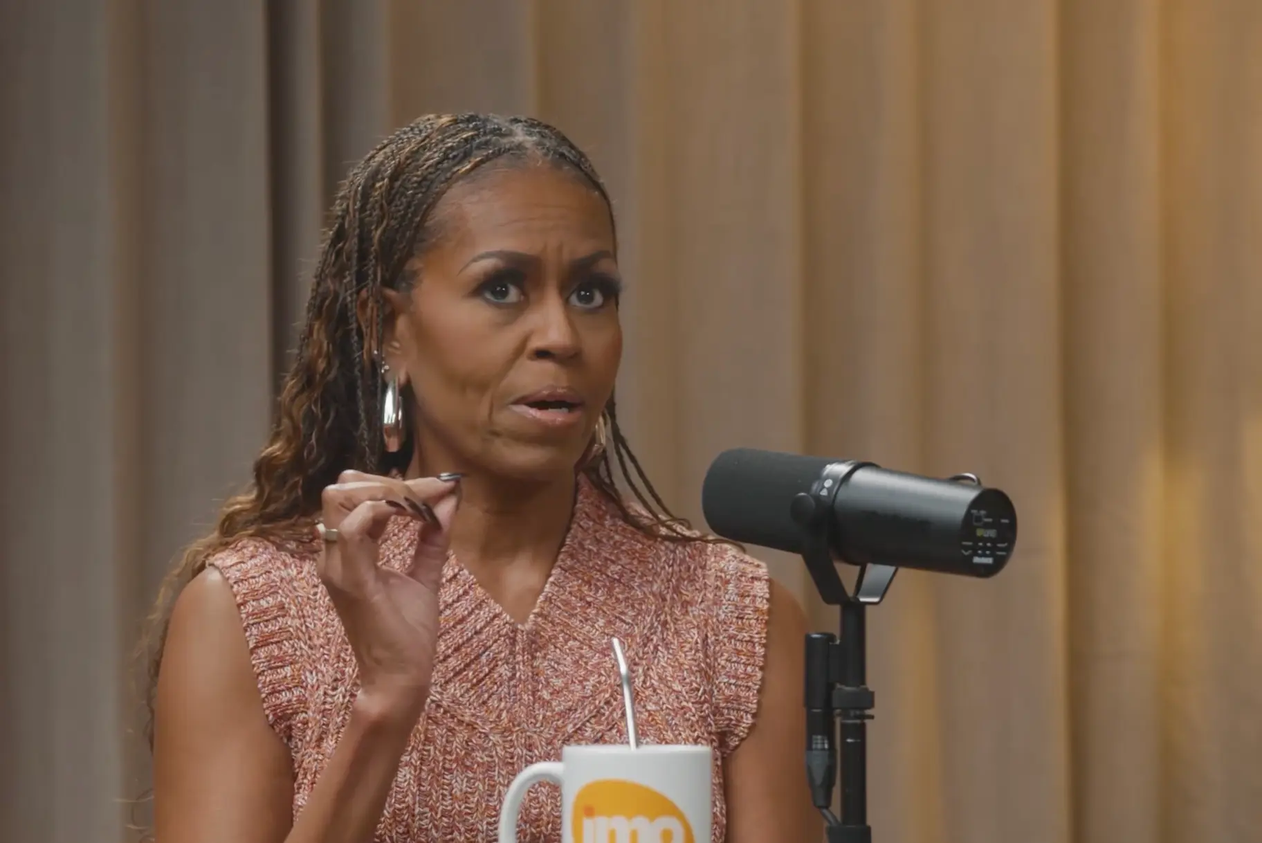 Michelle Obama has shared her thoughts on couples moving in together 'too soon' (YouTube/Michelle Obama and Higher Ground Productions)