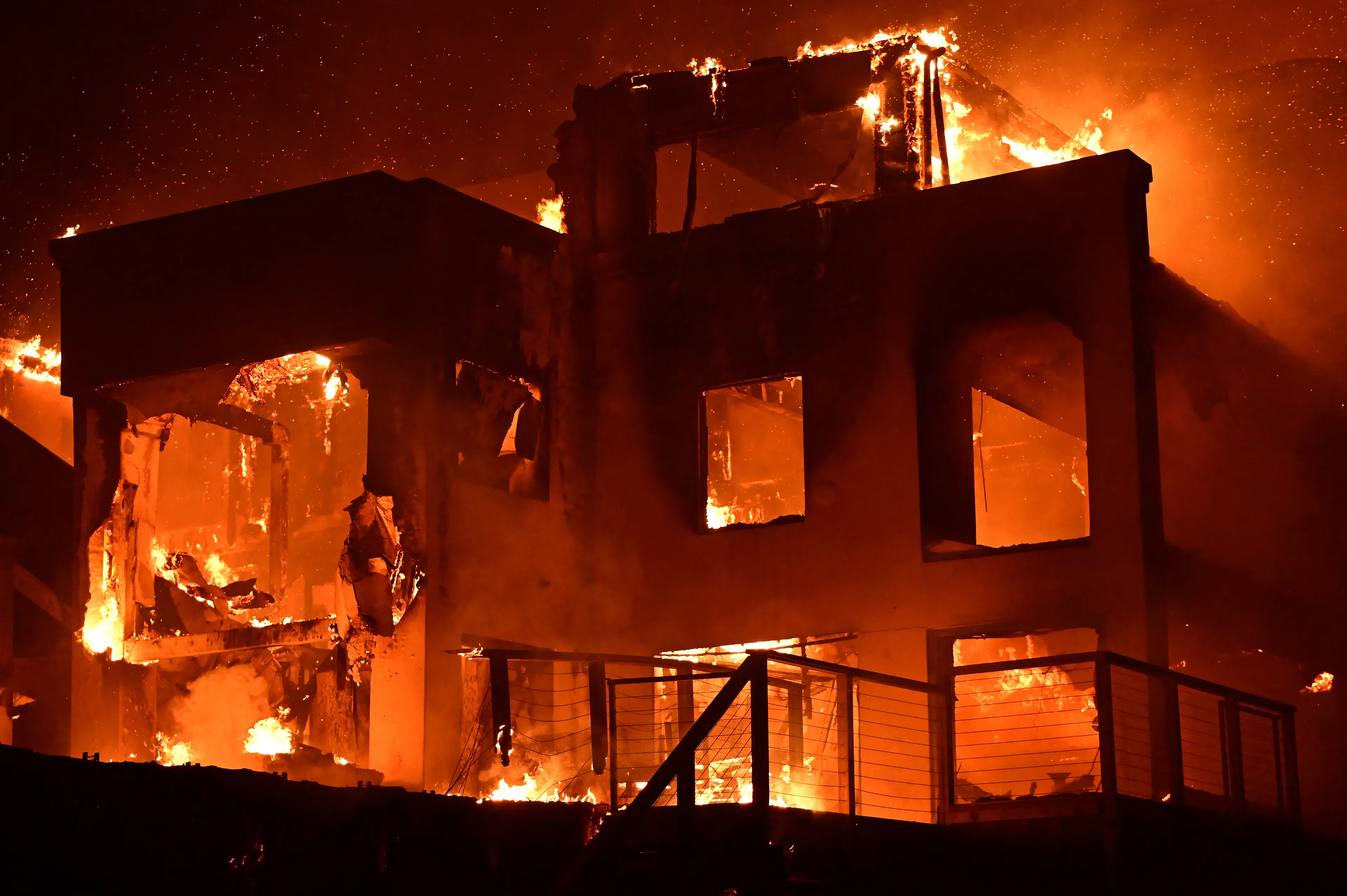 The fires have blazed all across Los Angeles (AGUSTIN PAULLIER/AFP via Getty Images)