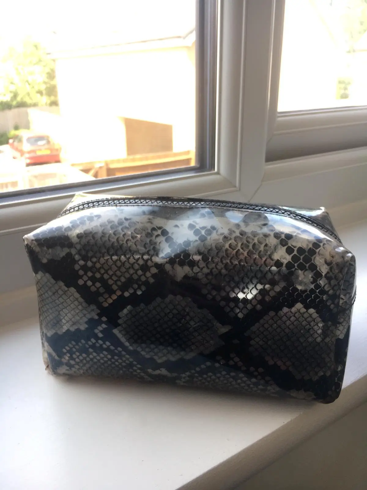 Laura thinks her dirty makeup bag and contact lenses are to blame for her infection.