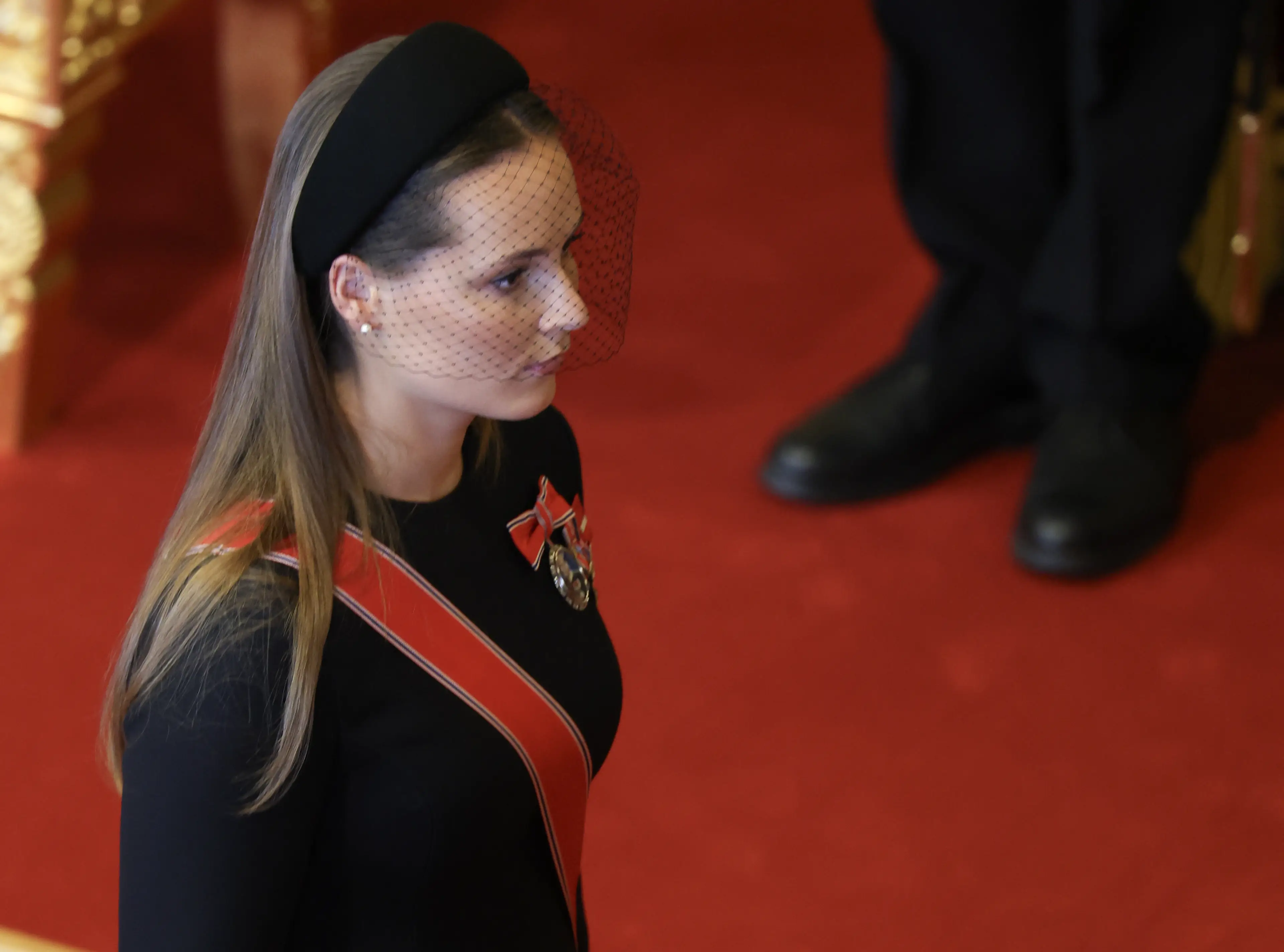 Norway's Crown Princess Ingrid Alexandra made a subtle change to a centuries-old tradition during King Harald's funeral (Odd ANDERSEN / AFP via Getty Images)