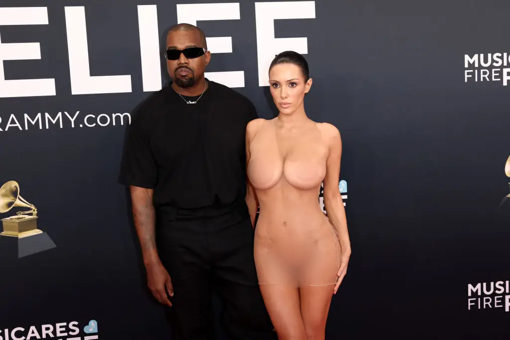 Kanye West and Bianca Censori caused quite the stir at the Grammys (Matt Winkelmeyer/Getty Images for The Recording Academy)