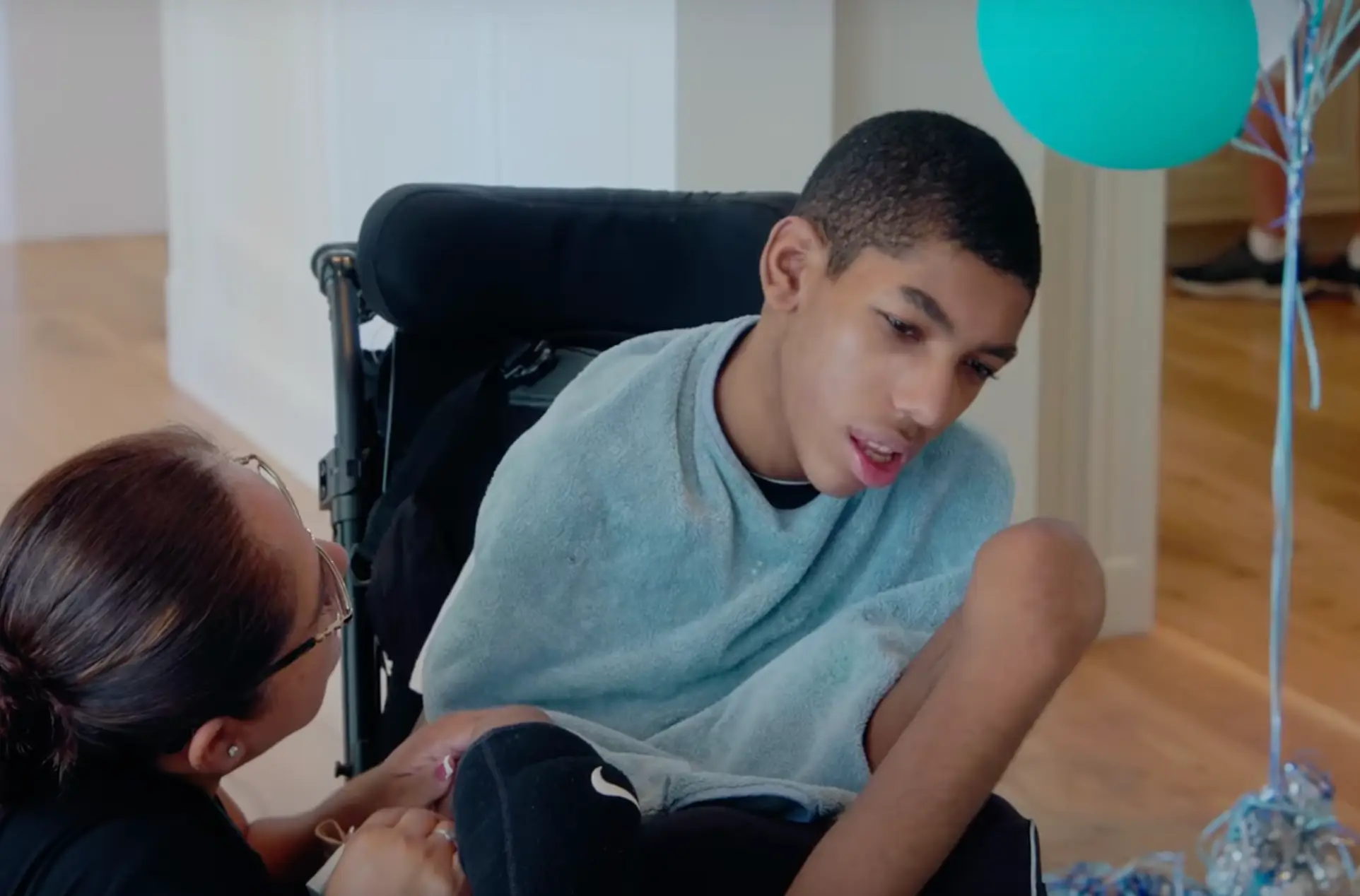 18-year-old Amari suffers with a rare and severe form of epilepsy (Disney+)