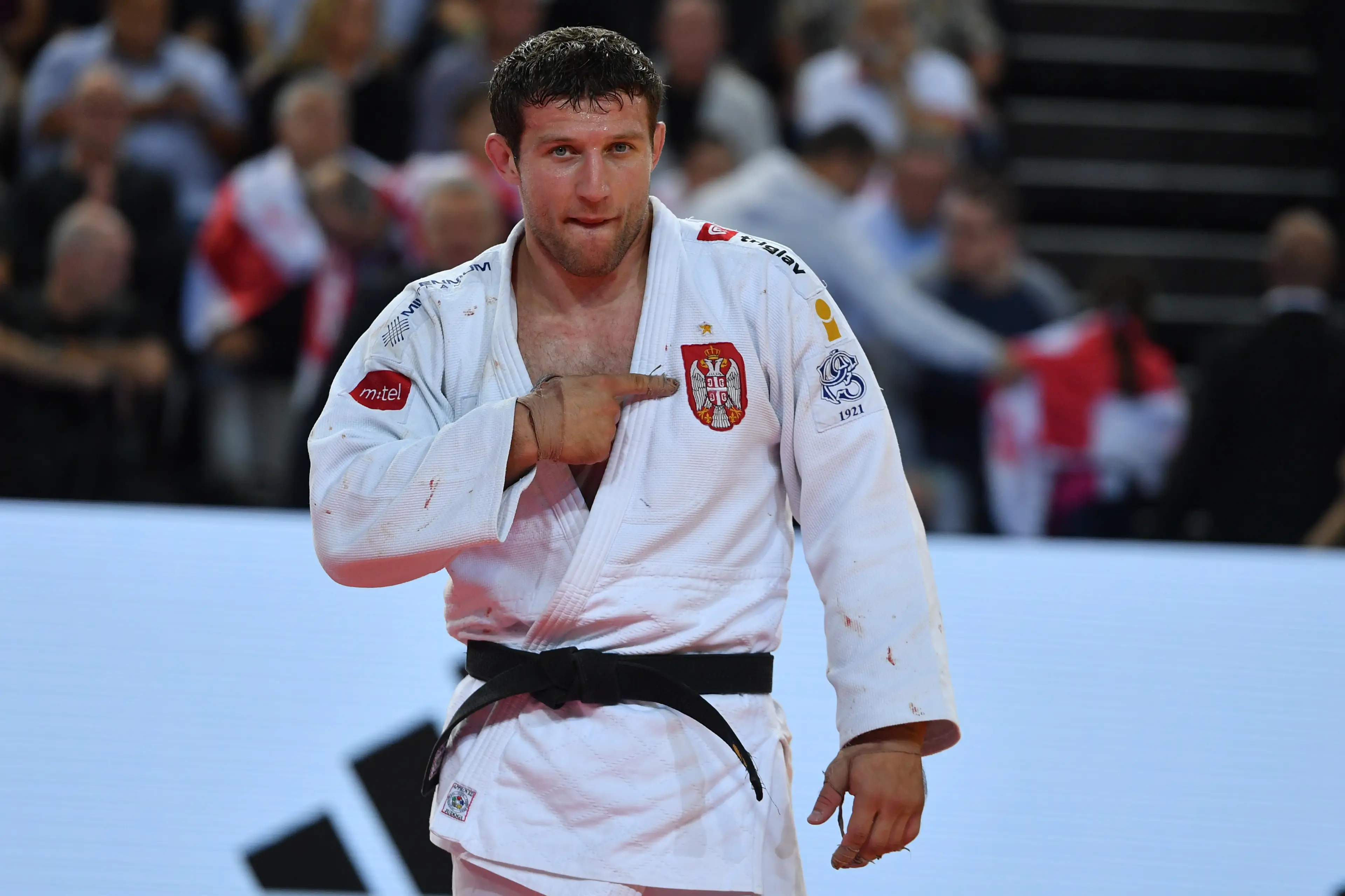 The Olympian refused to apologise. (Steph Chambers/Getty Images)