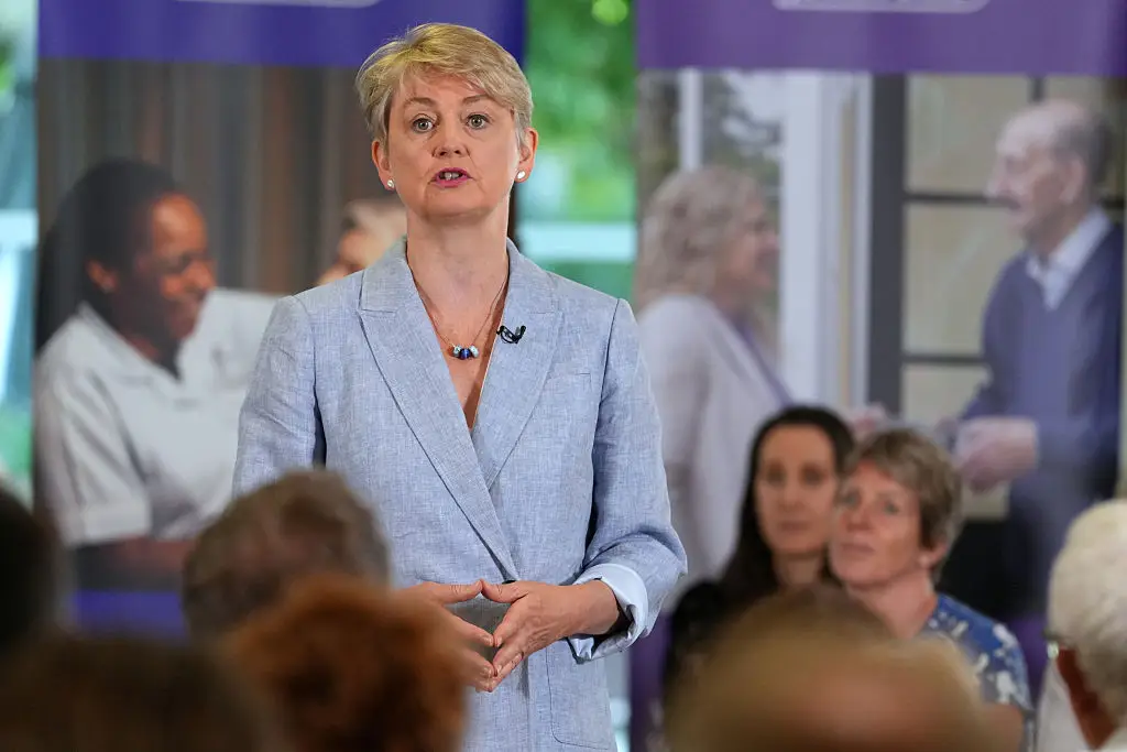 Health Secretary Yvette Cooper has issued a statement on the data (WPA Pool/Getty Images)