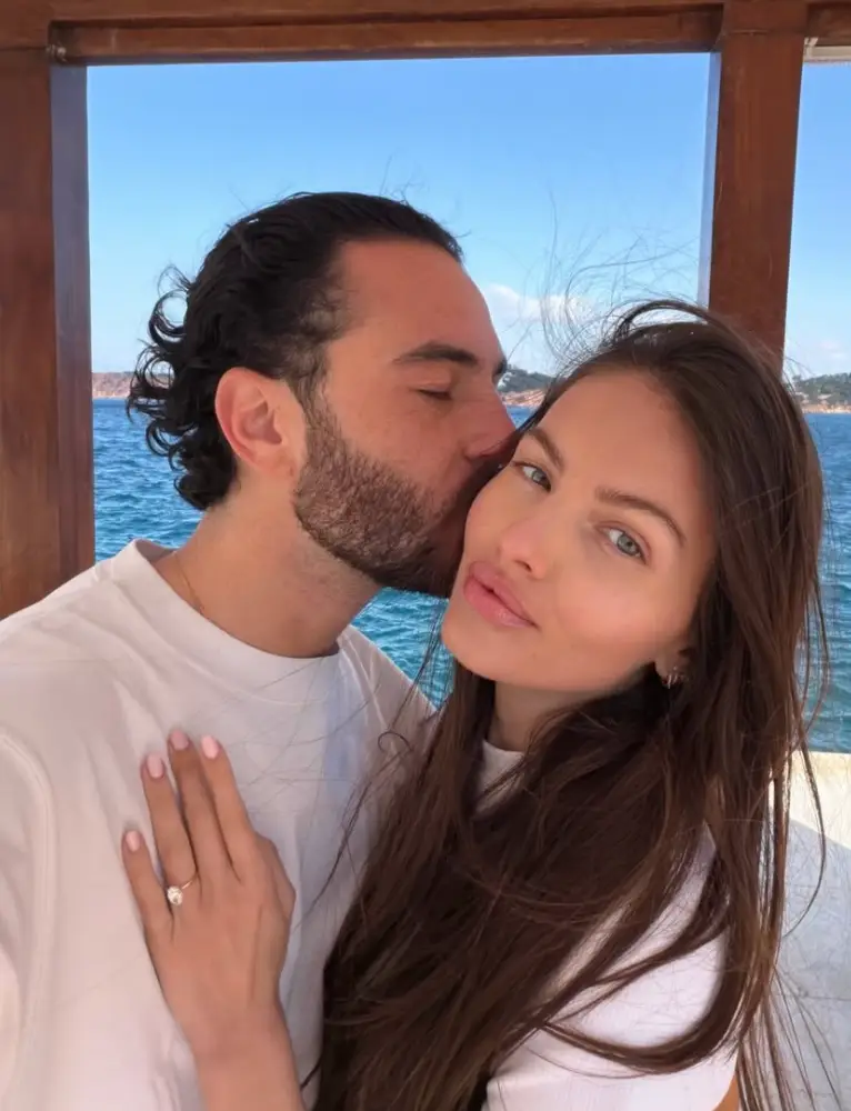Thylane Blondeau tied the knot with Ben Attal in a beautiful Parisian town hall ceremony on Monday (Instagram/@thylaneblondeau)