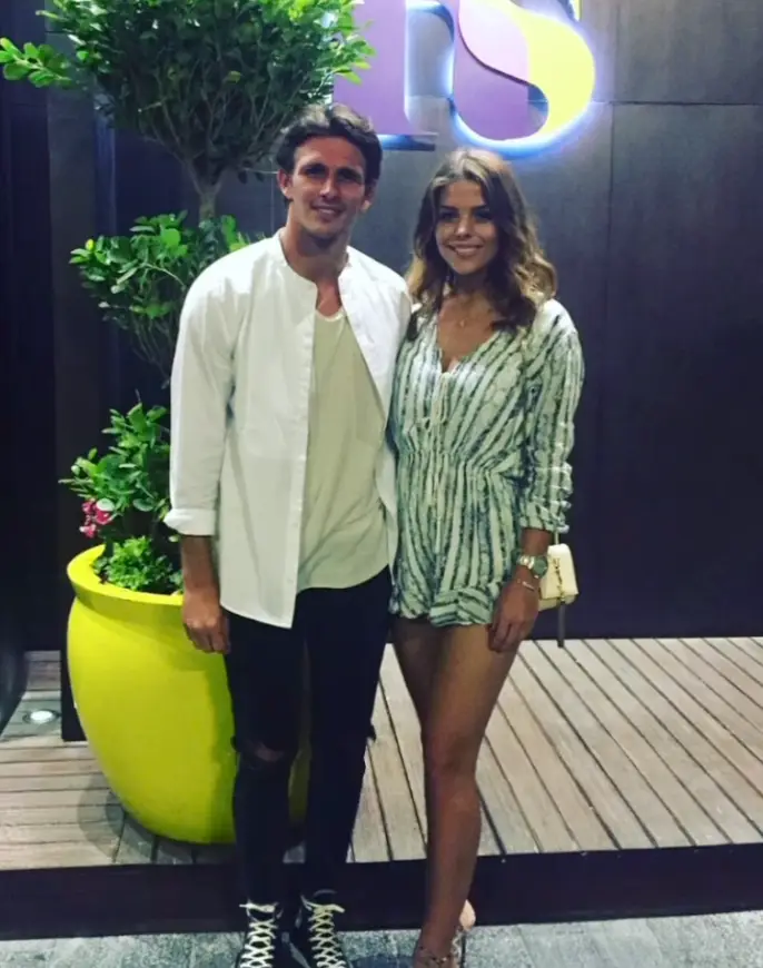 The pair dated on-and-off for several years (Instagram/@chloelewis91)