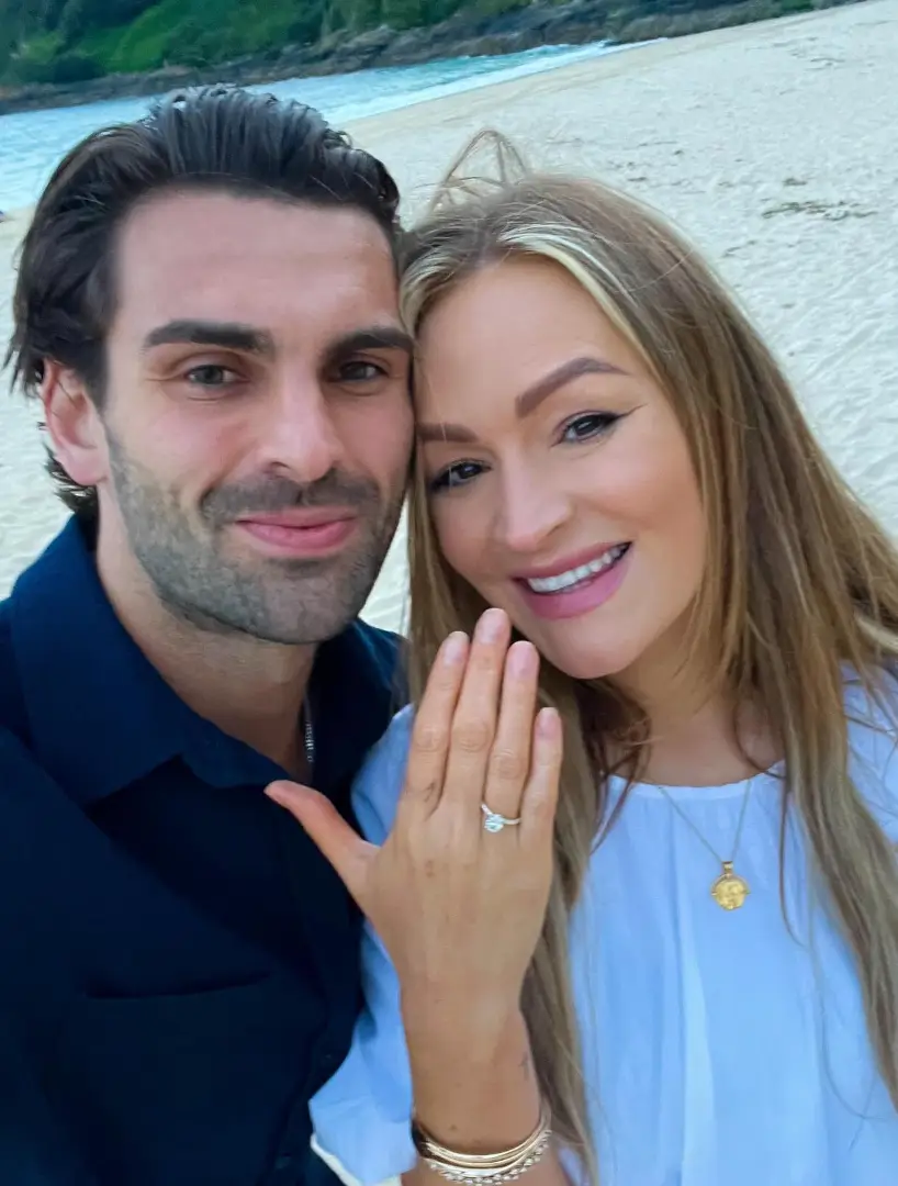 Adam Collard and Laura Woods are engaged! (Instagram/@adamcollard)