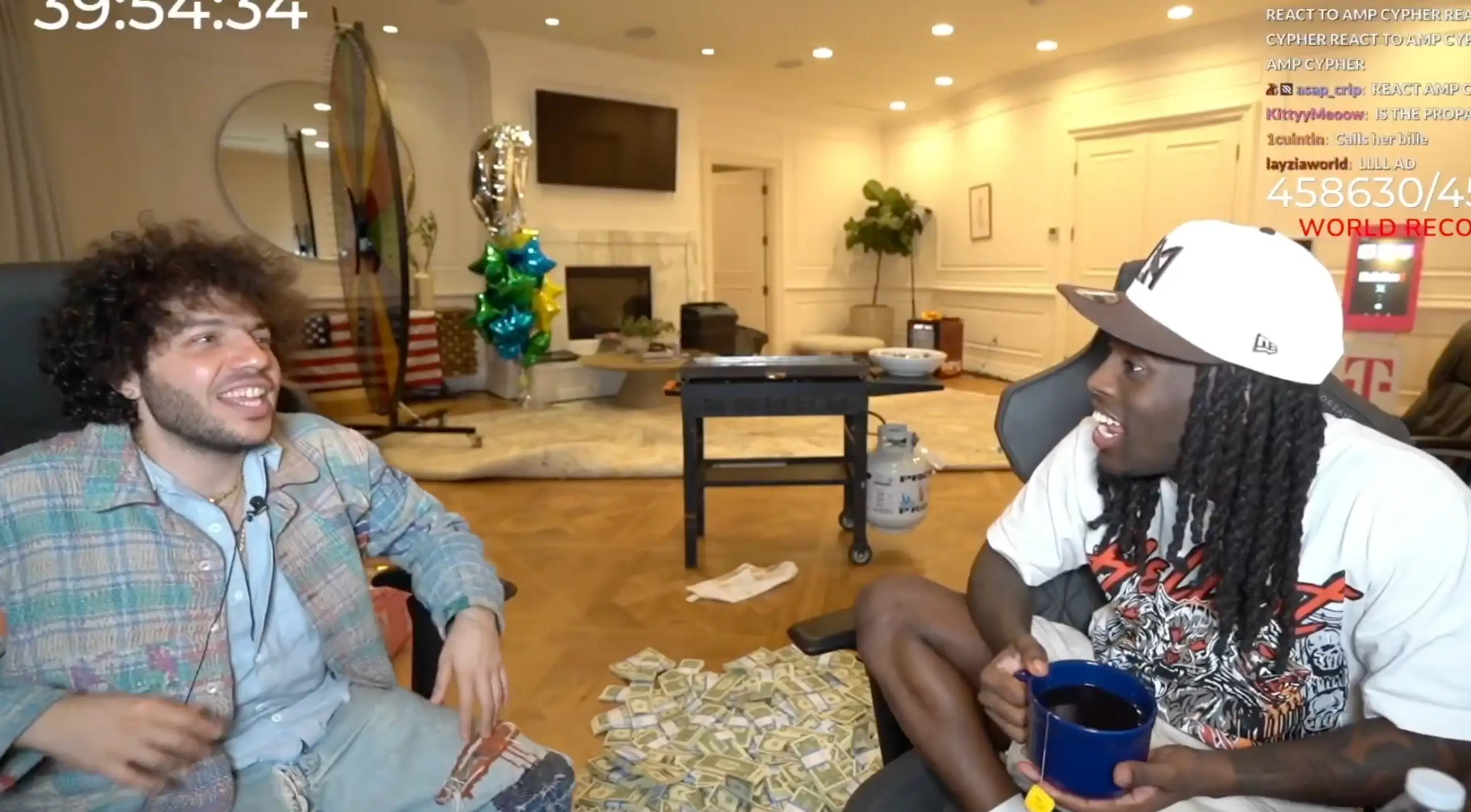 Not all fans were thrilled to hear Benny's admission (Kai Cenat/Twitch)