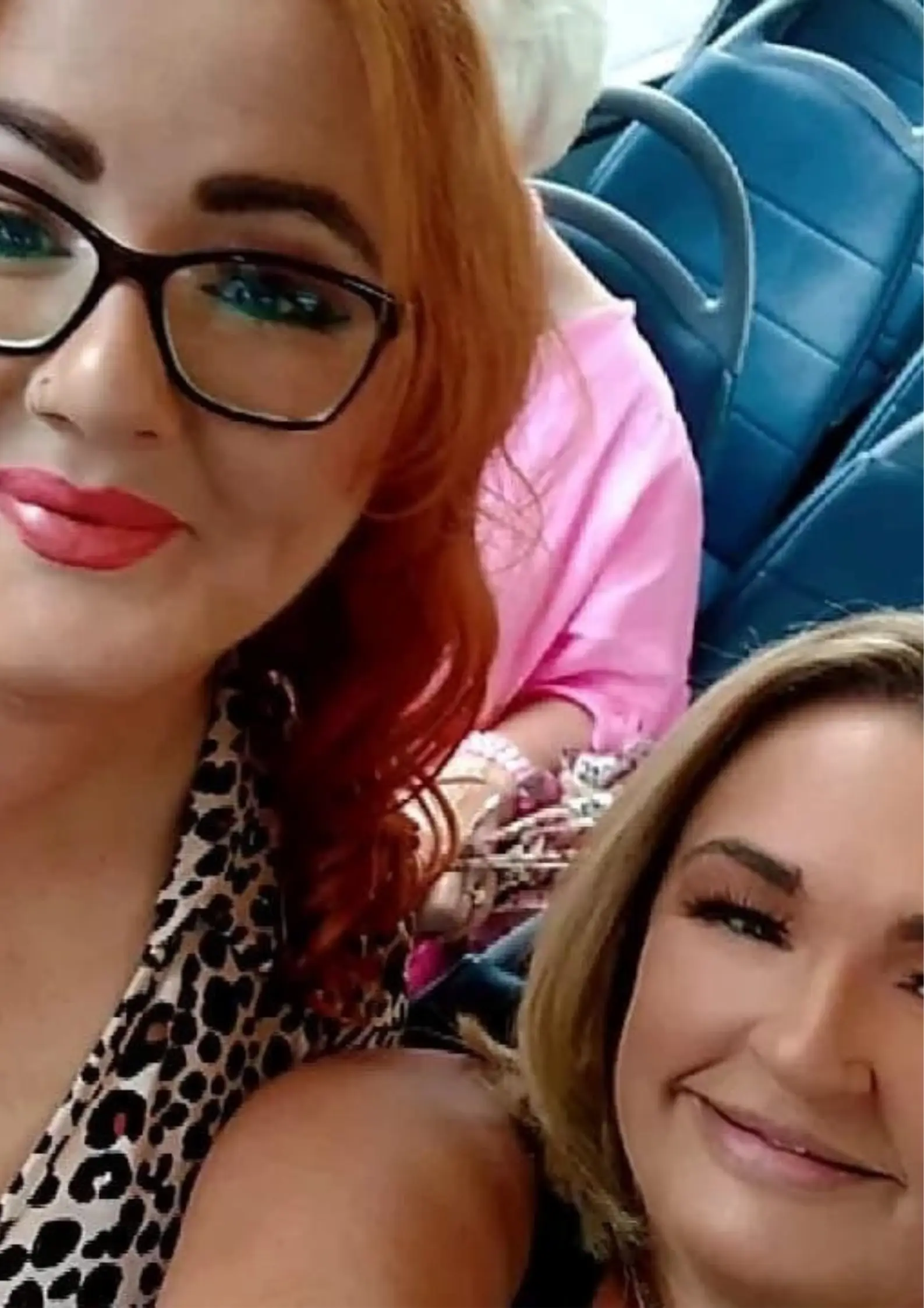 Nat's friend Siobhan was there to get her out of the restaurant after her fall.