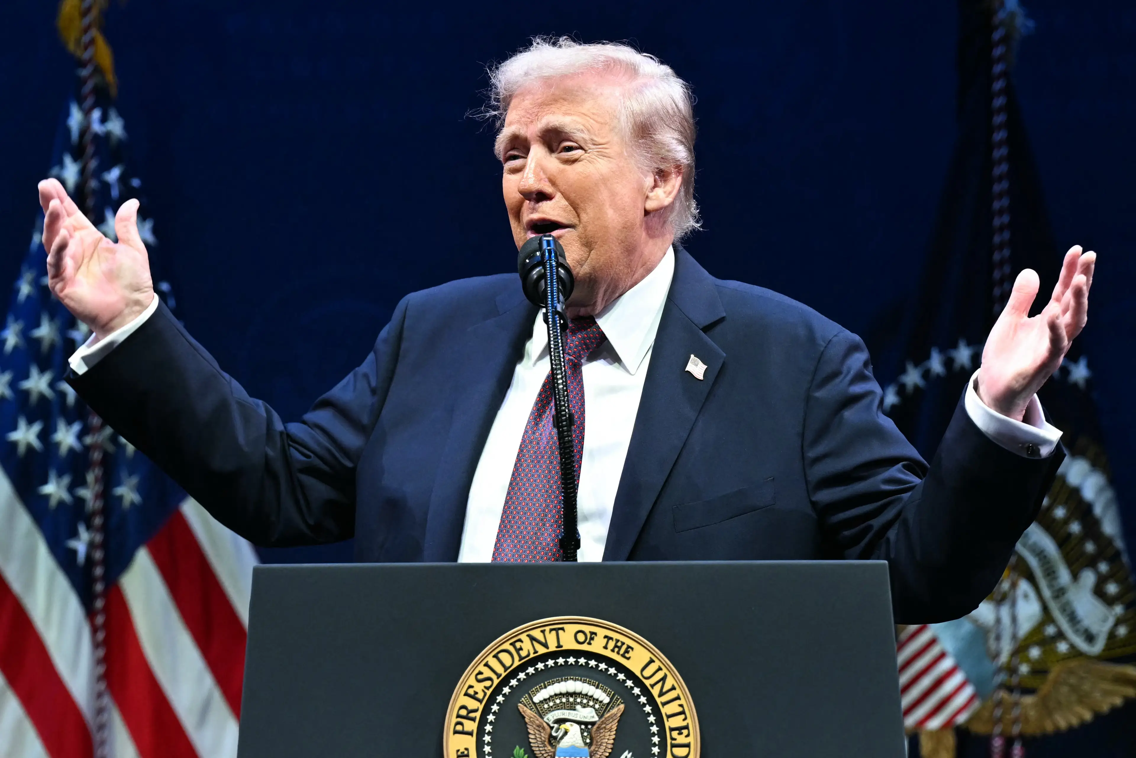 Trump has come under fire for his comments (SAUL LOEB/AFP via Getty Images)