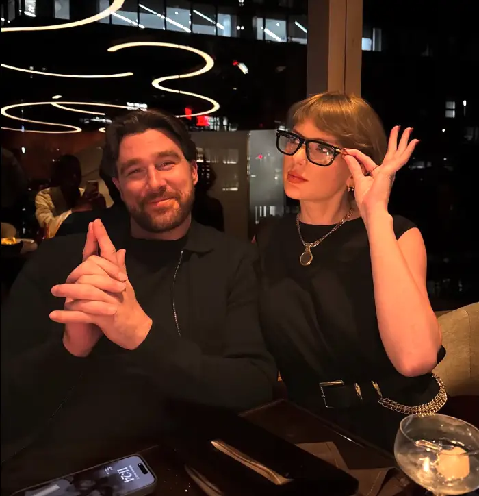 Swifties were quick to spot what they are convinced is an X-rated Easter egg in the engagement photodump (Instagram/@killatrav)