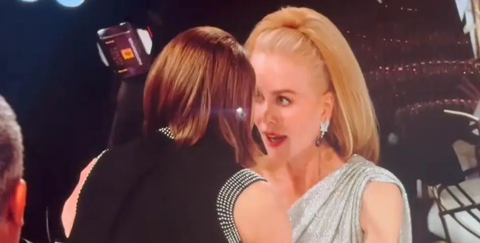 The stars shared an 'intense' conversation. (CBS)