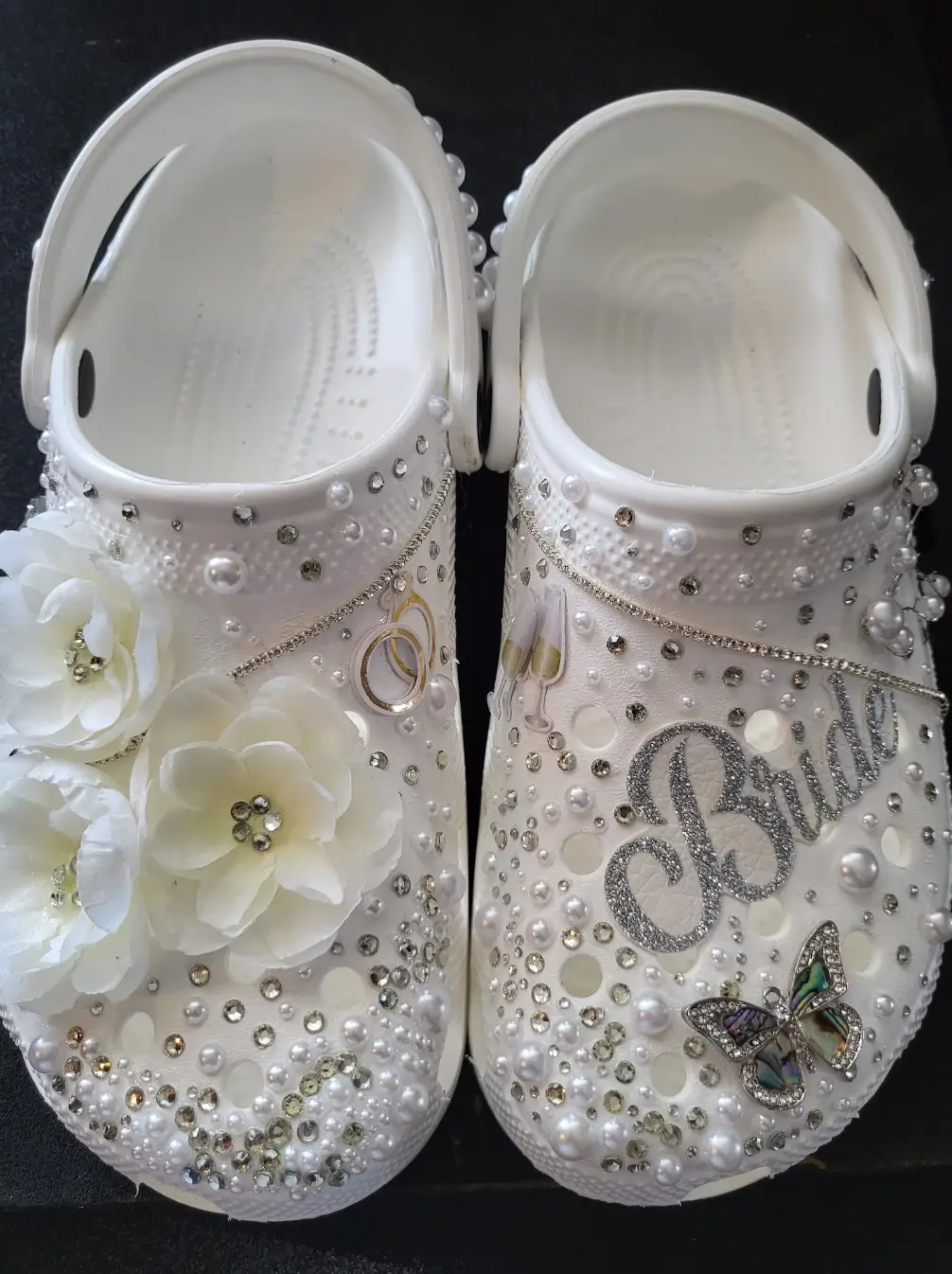 Bridal crocs are a huge trend.