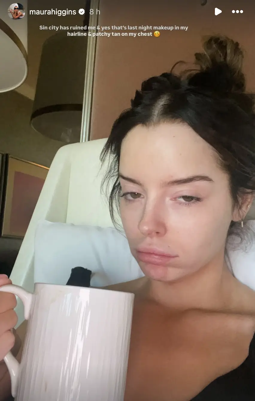 Maura Higgins has been sharing snaps from Las Vegas, sparking fans' concern that she dropped out of the line-up (Instagram/@maurahiggins)