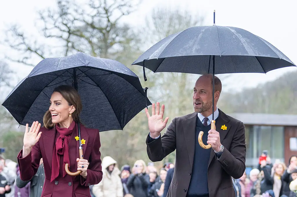 Kate and William spent time in Wales last week ahead of St. David's Day (Mark Cuthbert/Getty Images)