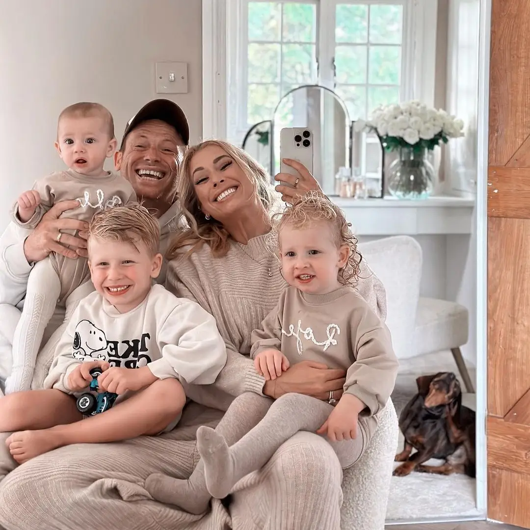 Stacey appeared to spend a wholesome weekend at home with her family.