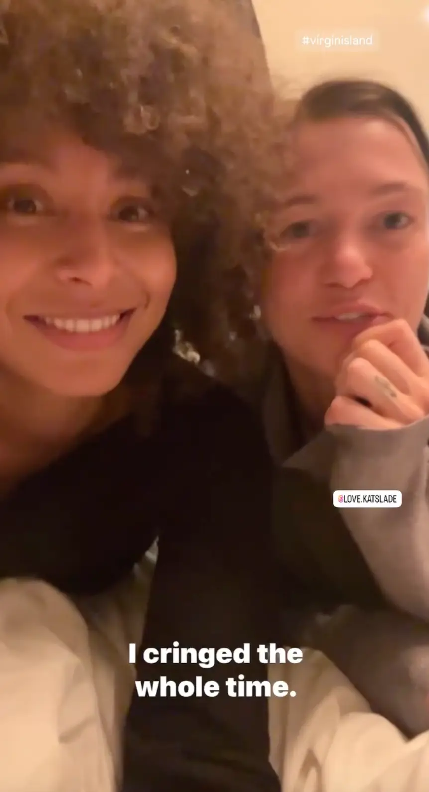 Kat opened up about the 'cringe' episode on social media yesterday (26 May) (Instagram/@aishaparissmith)